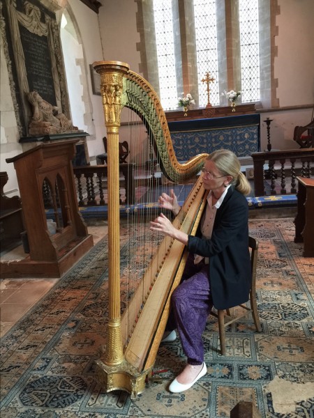 Madingley Harpist